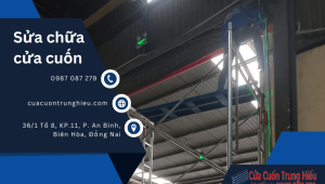 Dịch vụ sửa chữa cửa cuốn chuyên nghiệp tại Trung Hiếu