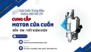 Kinh nghiệm chọn motor cửa cuốn bền – êm – tiết kiệm điện